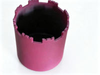 Foret diamanté pour béton à tige courte, robuste, 25-200 mm, longueurs 150/180/200 mm, filetage 1-1/4, vente directe usine