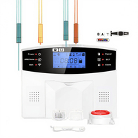 Système de sécurité domestique Tuya WiFi 4G 99 sans fil 7 zones filaires GSM portable ABS PST-30A-TY-2G contrôlé par application