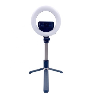 Vẻ đẹp sống streaming điện thoại thông minh Selfie video <span class=keywords><strong>LED</strong></span> ánh sáng Tripod đứng chụp ảnh chụp ảnh thanh nhôm <span class=keywords><strong>Led</strong></span> vòng tròn đèn - Product Image 3