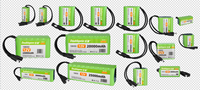 Doublepow 12V 18650 2200mAh Batterie rechargeable au lithium-ion à cycle profond 3S1P 12v 2200mAh Batteries au lithium