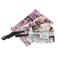Carpeta de archivos de bolsa de documentos con cremallera de material de PU a precio barato