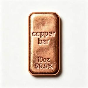 10 AVDP Oz .999 Fine Solid Copper Ingot <b>Bar</b> High Purity Cast Metal for Collection and Investment Copper Bullion <b>Bar</b> - Product Image 5