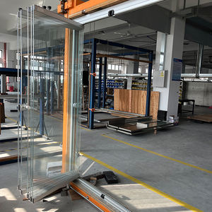 HDSAFE Exterior Frameless Movable Vidro Parede Partição Completa Porta Pilha Aberta Varanda Pátio Sunroom Escritório Partição Porta - Product Image 6