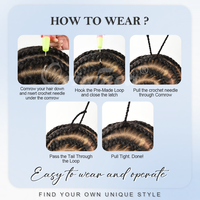 Cheveux humains vierges Remy vietnamiens Orginea Pre-loop Mini Twist Crochet Afro Bulk Pre Twisted Goddess Machine Double Weft Hair