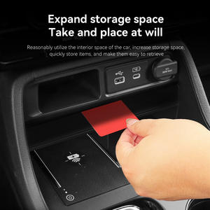 Caja de Almacenamiento para Reposabrazos para <span class=keywords><strong>Pilot</strong></span> 2023-2025/Passport 2026, Organizador de Consola Central, Bandeja de ABS+PVC Impermeable, Accesorios Interiores - Product Image 3