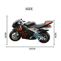 Nouvelle Mini Moto Enfant à Essence Pocket Bike 49cc 50cc Automatique en Vente à Prix Avantageux