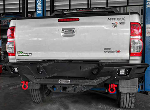 Barra Parachoques Delantera de Acero HM para Hilux Vigo 05-15, Accesorios de Decoración Exterior con Soporte para Cabrestante LED, Parachoques Vigo Original - Product Image 6