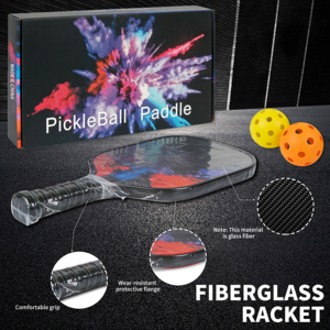 ไม้พายพิคเคิลบอลน้ำหนักเบาสำหรับผู้หญิง เด็ก และผู้เริ่มต้น น้ำหนัก 7-8 ออนซ์ ขนาด <span class=keywords><strong>4</strong></span> นิ้ว พร้อมปลอกหุ้มและกระเป๋า - Product Image 3