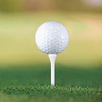 Tees de golf en bambou naturel de 70 mm, durables et de haute qualité, directement de l'usine, 100 pièces par sac