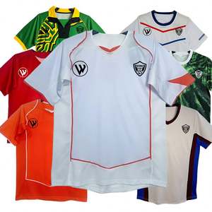 Jersey Sepak Bola Retro Maglia Da Calcio Jersey Kandang Vintage Jersey Sepak Bola Real Seragam Sepak Bola Pakaian Sepak Bola Retro - Product Image 3