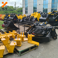Bucket Batu Tugas Berat yang Diperkuat 1,8 Meter Kubik Cocok untuk Excavator CAT 336DL