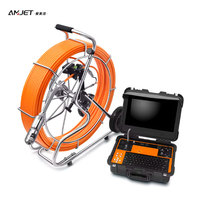 Caméra d'inspection de tuyau d'égout de compteur de haute précision AMJET 13 pouces 1080P 512HZ 33 78mm 360 °