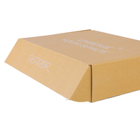 Boîte d'expédition en carton ondulé kraft personnalisée en gros pour chaussures et vêtements, prix direct usine