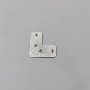 Supports d'angle en aluminium 70x33mm, connecteurs durables à angle droit pour meubles de vitrine - Product Image 3