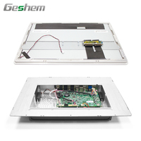 Geshem - Panel PC Industrial Todo en Uno de 17 Pulgadas de Alto Rendimiento J1900 I3 I5 I7, Computadora Integrada sin Ventilador, Compatible con Win10/Linux