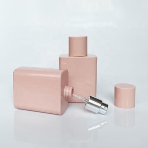 Flacone ricaricabile per profumo <span class=keywords><strong>da</strong></span> 50 ml, rosa, con tappo a vite piatto e stampa serigrafica - Product Image 3