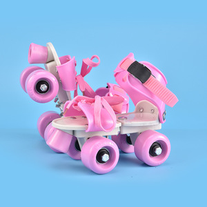 <span class=keywords><strong>Patines</strong></span> de cuatro <span class=keywords><strong>ruedas</strong></span> de doble fila, <span class=keywords><strong>patines</strong></span> ajustables - Product Image 3
