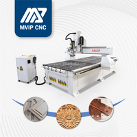 Routeur CNC MVIP 1325 avec ATC et tête oscillante pour la découpe et la gravure du bois, de l'acrylique, du MDF et du PVC