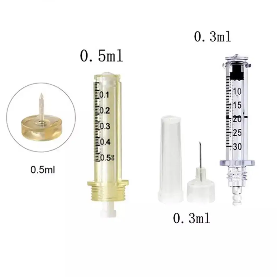 Наполнитель для губ высокого давления, 0,3 мл, 0,5 мл, гиалуроновая инъекционная ручка, гиалуроновая ампула, одноразовая игла для шприца