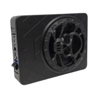 Subwoofer de voiture actif ultra-plat de 10 pouces à monophasé 12V DC 1200W de puissance maximale, basses améliorées pour modification audio