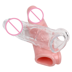 Weiche Silikon <span class=keywords><strong>Penis</strong></span>-Verlängerungshülse für Männer zur Penisvergrößerung und Ejakulationsverzögerung – Erotikspielzeug für Erwachsene - Product Image 3