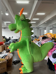 Disfraz Inflable de Dinosaurio Verde para Adultos Unisex, Disfraz de Animal para <span class=keywords><strong>Halloween</strong></span>/Carnaval de Pascua - Product Image 2