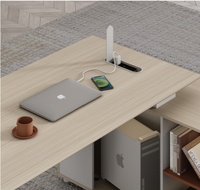 Vente en gros bureau d'angle moderne de luxe bureau de direction avec tiroirs mobilier de bureau pour PDG table d'ordinateur