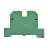 Connecteur de fil de terre à vis électrique UTL 24A borniers à rail din utilisés dans un placard électrique 2.5mm2