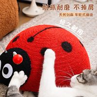 Griffoir pour chat en sisal en gros, jouet interactif durable pour l'exercice et le nettoyage des griffes pour chats d'intérieur