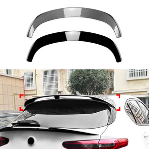 Alfa Romeo Stelvio 2017 Rear Trunk Wing Piano Black Carbon Fiber Texture ABS Spoiler for Europe - Product Image 1