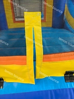 Château Gonflable Commercial, Trampoline Gonflable avec Toboggan, pour Enfants et Adultes, avec Souffleur