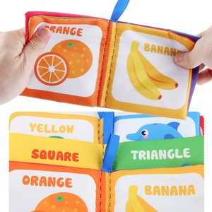 ชุดของเล่นผ้าสำหรับเด็ก หนังสือกิจกรรมสีดำ เสียงนุ่มนวล กระดาษปาล์ม หนังสือภาพเพื่อการศึกษาสำหรับเด็กทารก เป็นมิตรกับสิ่งแวดล้อม - Product Image 6