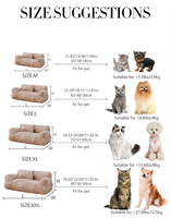 Lit pour petit chien en fausse fourrure de lapin moelleuse et luxueuse avec housse amovible et lavable, canapé confortable pour animaux de compagnie, canapé pour chat d'intérieur