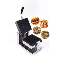 Nouvelle machine à Taiyaki électrique portable semi-automatique Delimanjoo pour la cuisson de gâteaux au lait de coco, aux noix et aux custards