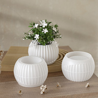 Nordique créatif bougie tasse Silicone moule pour bricolage gypse ciment réservoir de stockage Pot de fleur résine coulée moule décoration de la maison