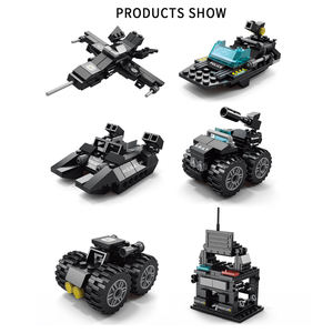 Lele Brother Police Explosion-proof SWAT Car 6 en 1 Blocs <span class=keywords><strong>de</strong></span> construction Jouet éducatif Modèle unisexe Cadeau - Product Image 3