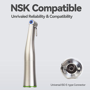 Titanio SG20 SG20L <span class=keywords><strong>Handpiece</strong></span> dentale 20:1 contrangolo a bassa velocità in fibra ottica LED 1 foro <span class=keywords><strong>Push</strong></span> - Product Image 2