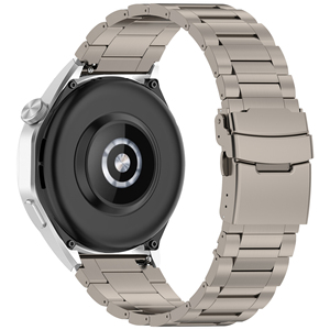 Bracelet de montre en titane classique de luxe à libération rapide 22 mm pour montre connectée //Amazfit/Vivo/Fitbit avec logo personnalisé en titane - Product Image 1