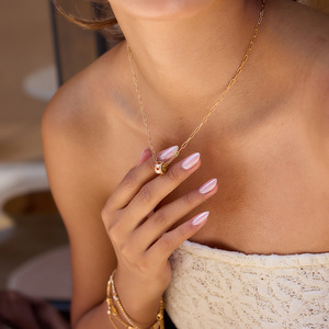 时尚饰品厂不锈钢AAA锆石项链饰品批发中国 - Product Image 6