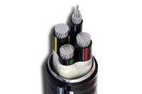Aluminium-Kupfer XLPE PVC 35mm² 4-adriges 0,6/1KV Niederspannungs-Baukabel der Marke Yuekai mit ISO/CE-Zertifizierung