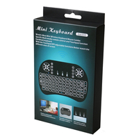 Clavier sans fil mini I8 2,4G, souris volante I8, rétroéclairage anglais, russe, espagnol, français, télécommande pour Android TV Box