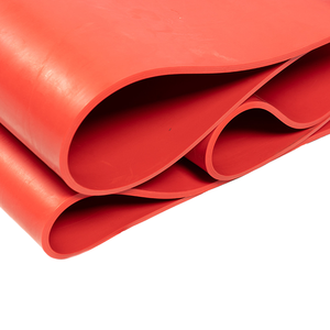 แผ่นยางดูดซับแรงกระแทกแผ่นฉนวนยางธรรมชาติสีแดง50องศา - Product Image 5