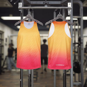 Camiseta Deportiva Reflectante Sublimada Personalizada para Hombre, de Secado Rápido, para Maratón, Transpirable, para Correr en Verano - Product Image 2