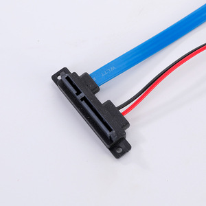 Sata Data <b>Cable</b> 7 15 Pin Right Angle Connector Copper Wire <b>For</b> <b>Computer</b> Hard Drive Connection - Product Image 5