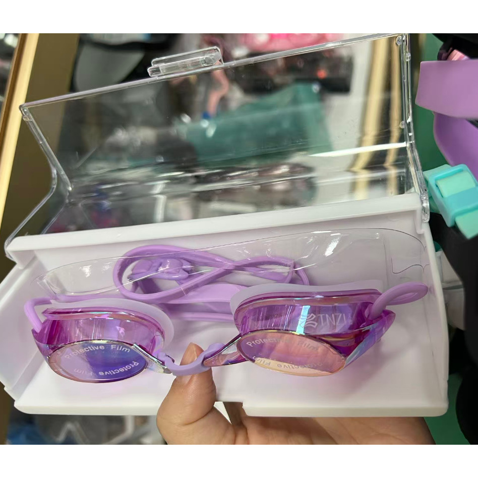 Pink and purple iridescent