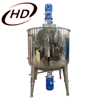 Mélangeur homogénéisateur de savon liquide industriel en acier inoxydable 100L, contrôlé par PLC, certifié CE, composants de qualité supérieure