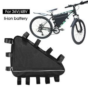 공장 맞춤형 60V 72V 프레임 배터리 다운 튜브 가방 내부 스트랩 방수 삼각형 안전 보관 전자 자전거 배터리 가방 - Product Image 3