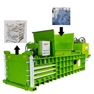 Full Automatic Hydraulic Clothing Machine Horizontal <b>Textile</b> Compactor - Product Image 4