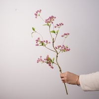 Buket Bunga Buatan Tangan Rustic Rose Vine, Tangkai Tunggal, Warna Musim Gugur, Dekorasi Rumah, Pernikahan, Festival, Properti Fotografi