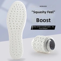 Semelles intérieures amortissantes pour hommes et femmes neutres, sportives, avec coussin d'air, absorption des chocs, respirantes, en mousse PU, confortables